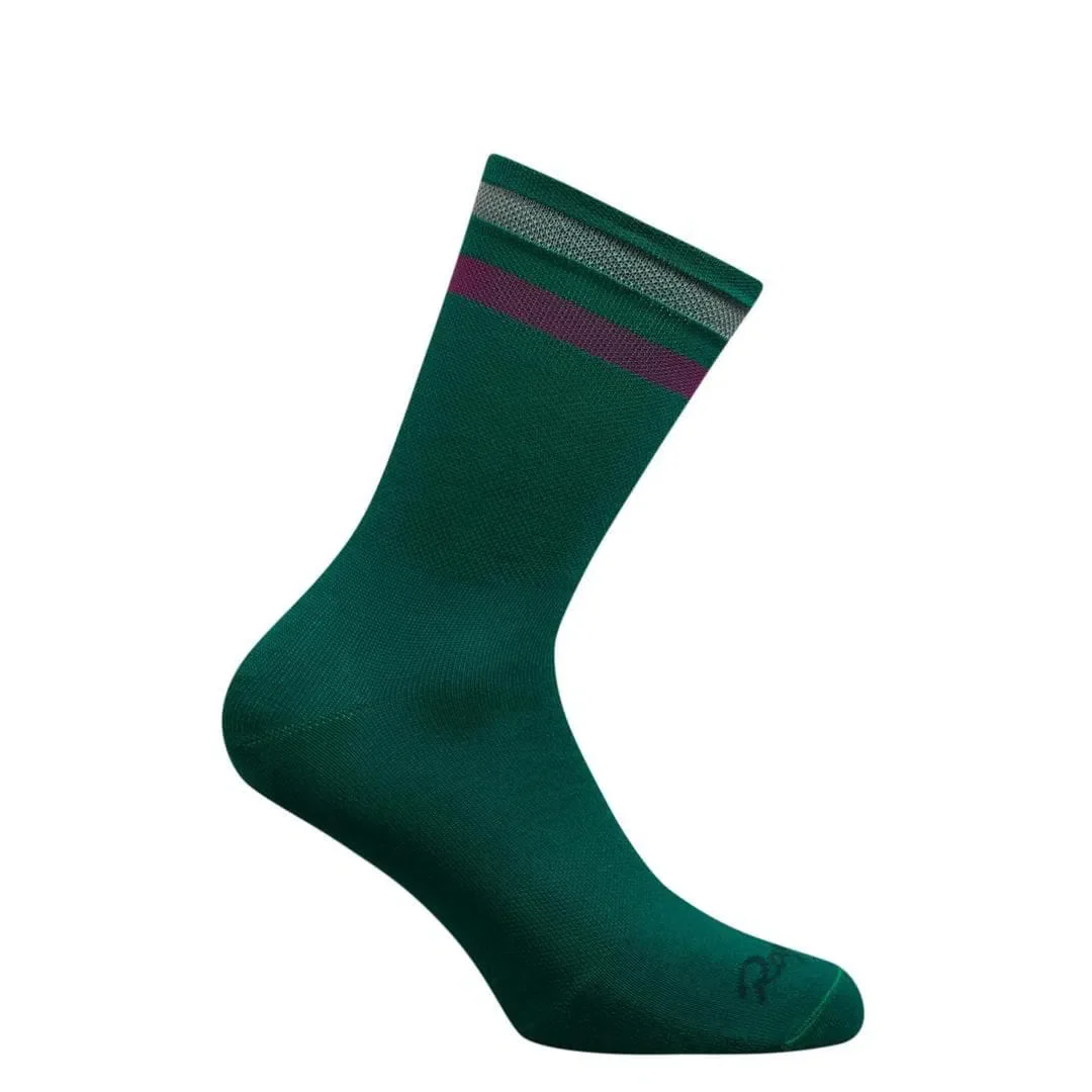RAPHA Reflective Brevet Socks - BGC Green/Mauve