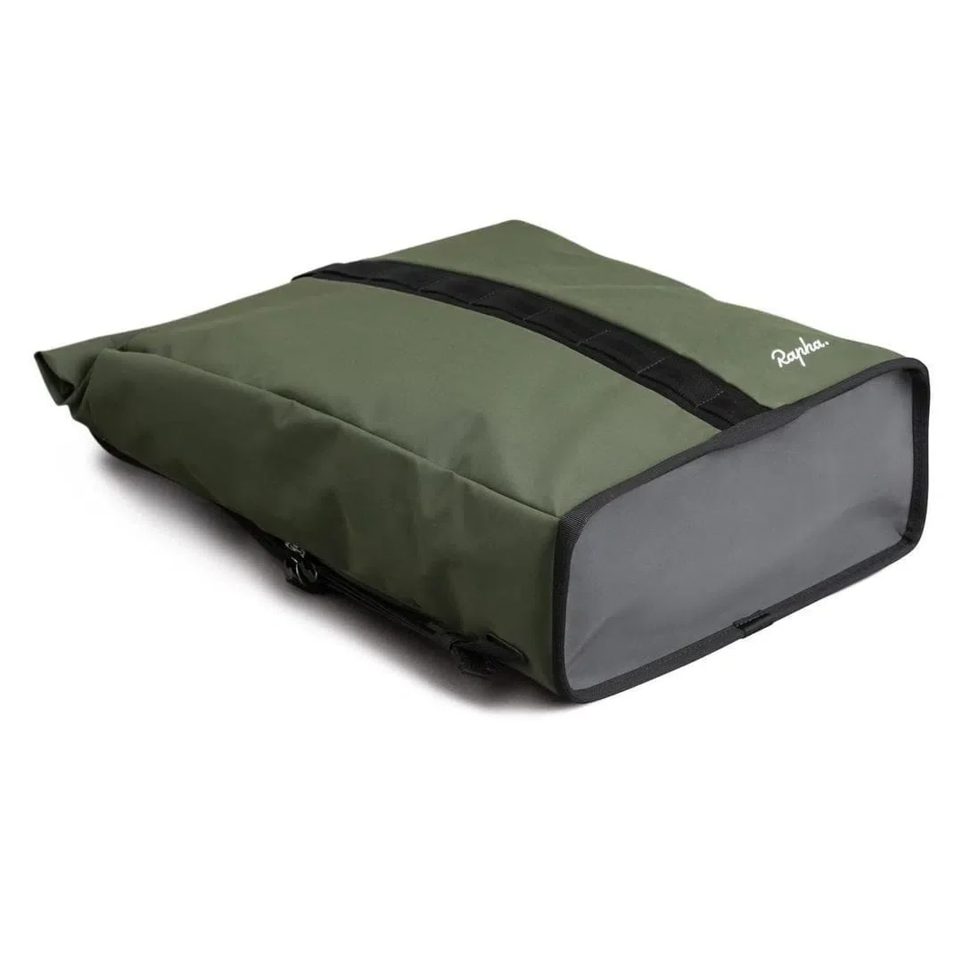 RAPHA Roll Top Backpack - Dark Green - Image 3
