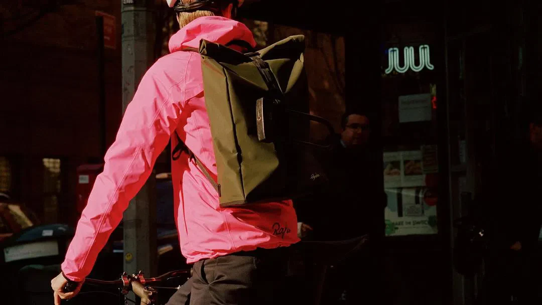 RAPHA Roll Top Backpack - Dark Green - Image 9