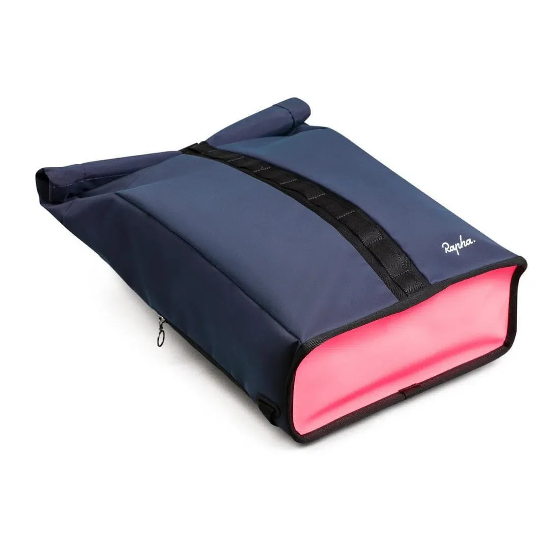 RAPHA Roll Top Backpack - Navy - Image 3