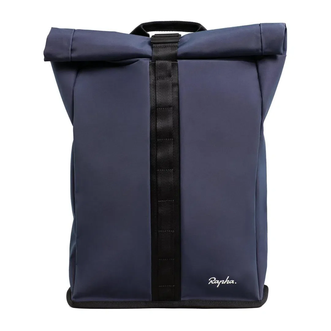 RAPHA Roll Top Backpack - Navy - Image 4