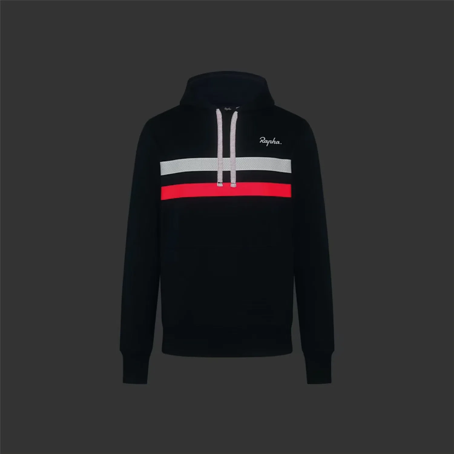 RAPHA Brevet Hoodie AW2023 - SWH Navy/Pink - Image 3