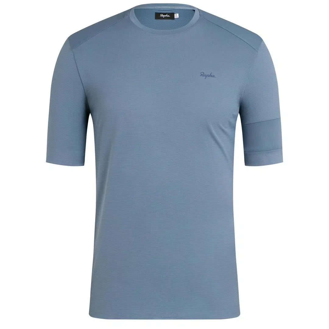 RAPHA Technical Tshirt - GYB Grey Blue - Image 4