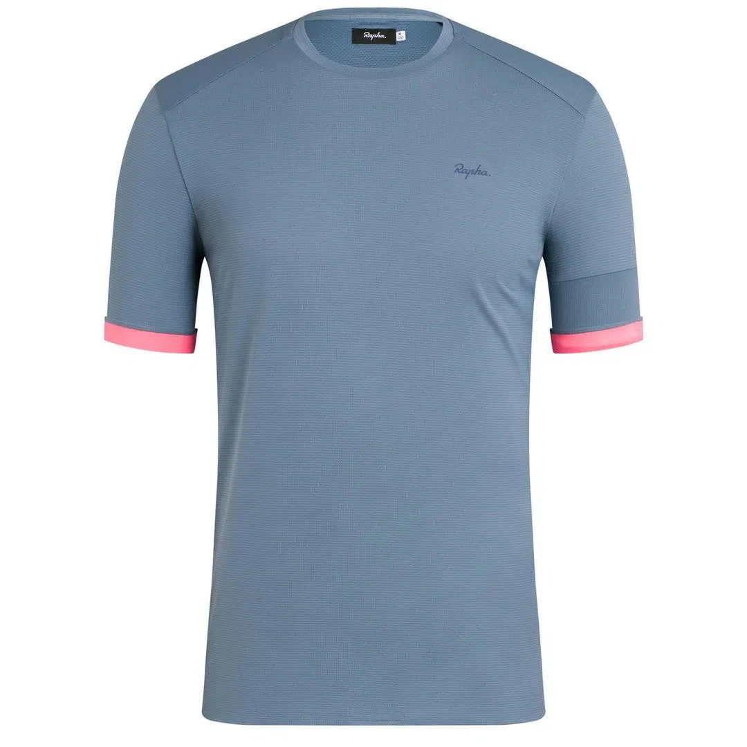 RAPHA Technical Tshirt - GYB Grey Blue - Image 6