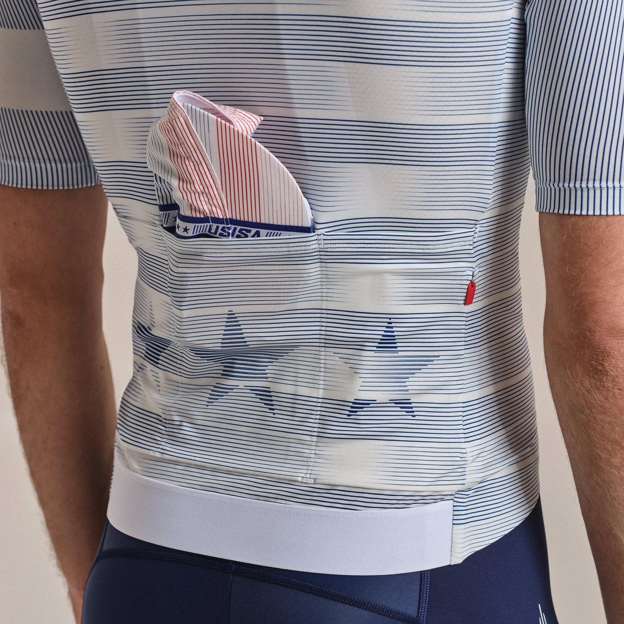 RAPHA USA Men's Pro Team Rouleur Jersey - Multicolour - Image 6