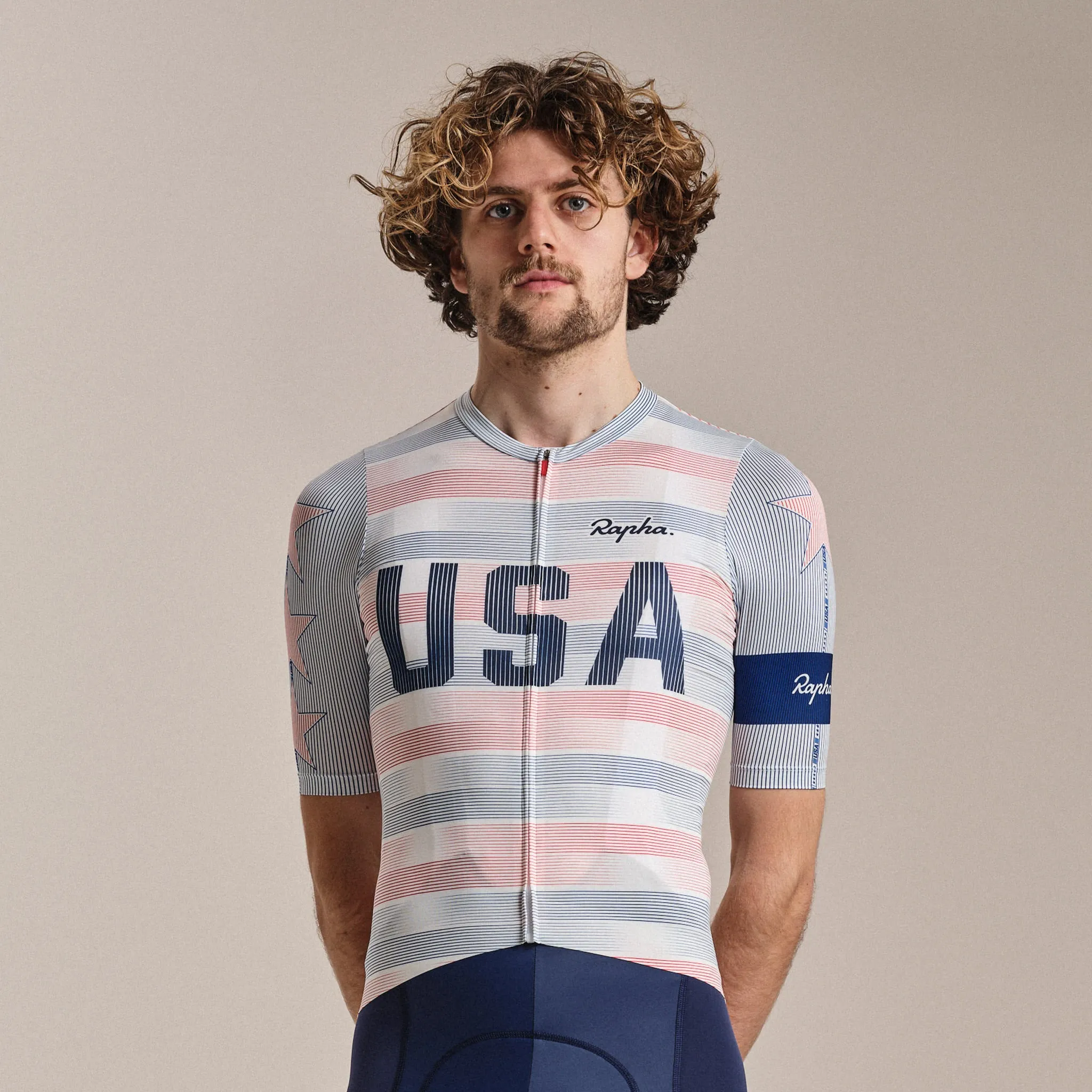 RAPHA USA Men's Pro Team Rouleur Jersey - Multicolour - Image 3