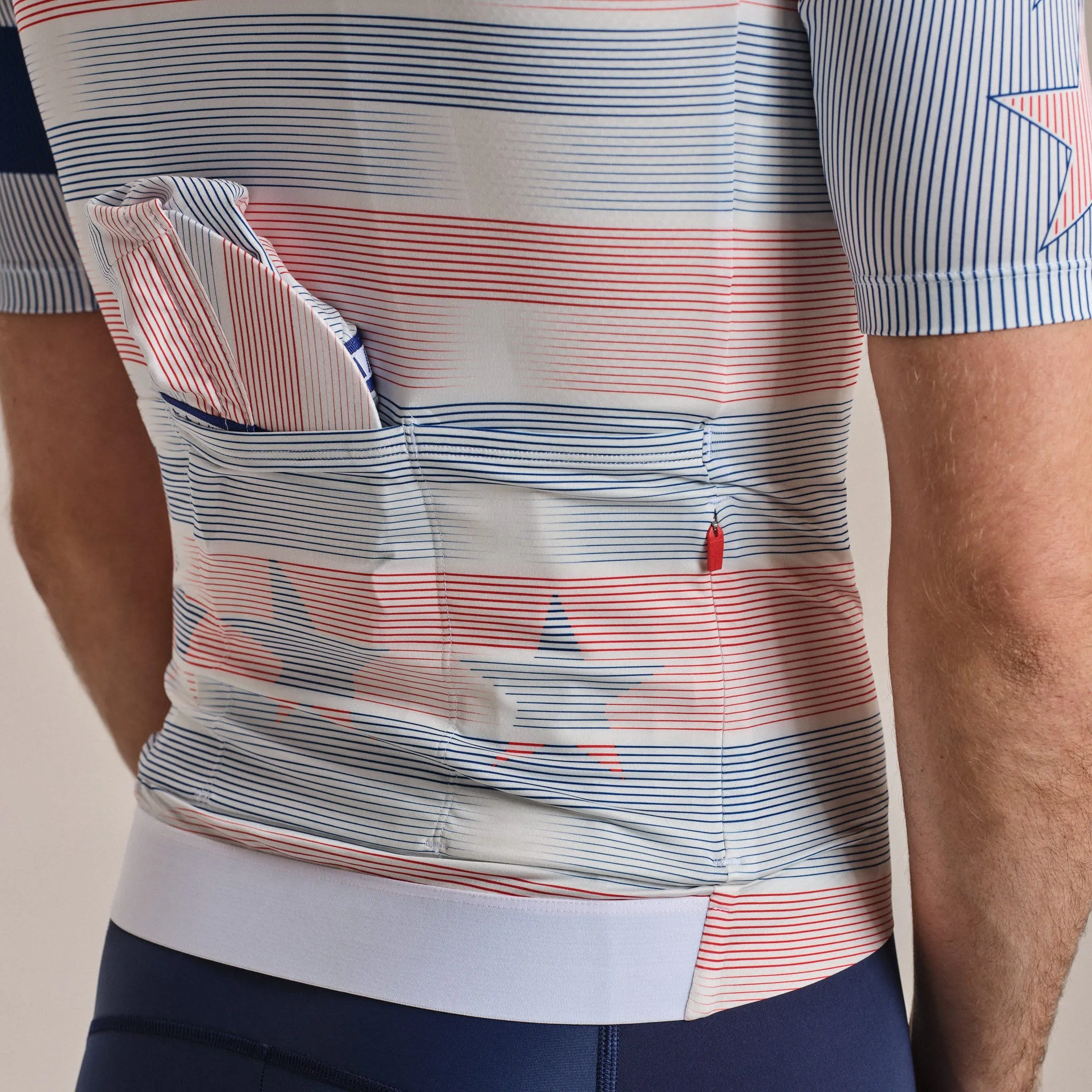 RAPHA USA Men's Pro Team Rouleur Jersey - Multicolour - Image 6