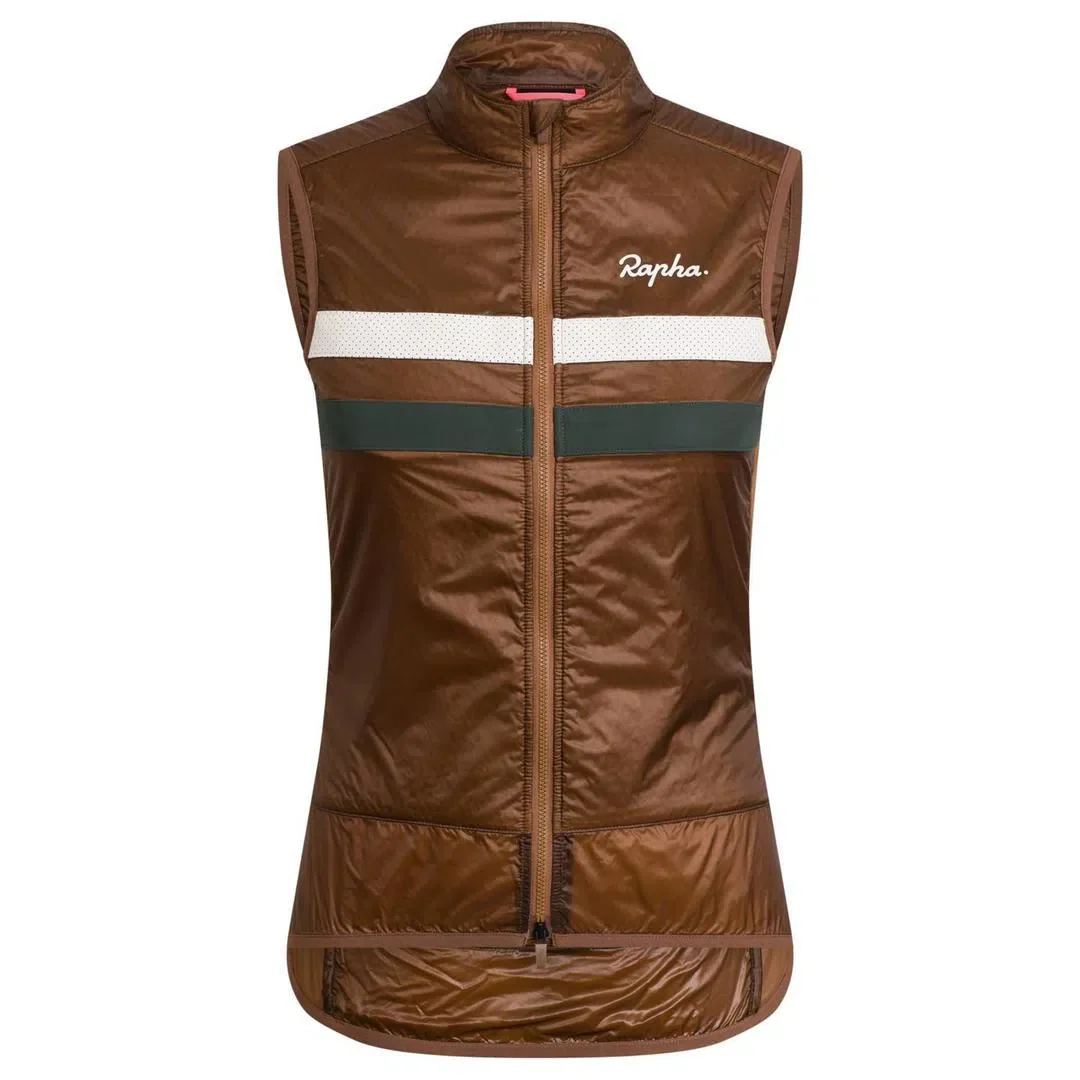RAPHA Women Brevet Insulated GIlet - Brown - Image 6