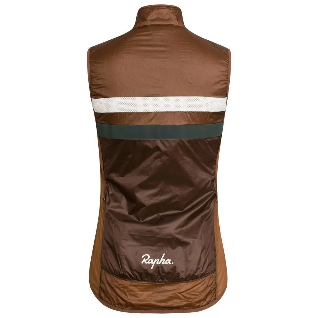 RAPHA Women Brevet Insulated GIlet - Brown - Image 7
