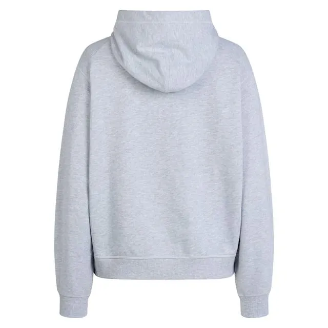 RAPHA Women Cotton Hoodie  - LGA Light Grey/Black - Image 2