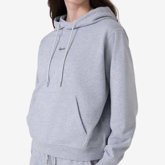 RAPHA Women Cotton Hoodie  - LGA Light Grey/Black - Image 8