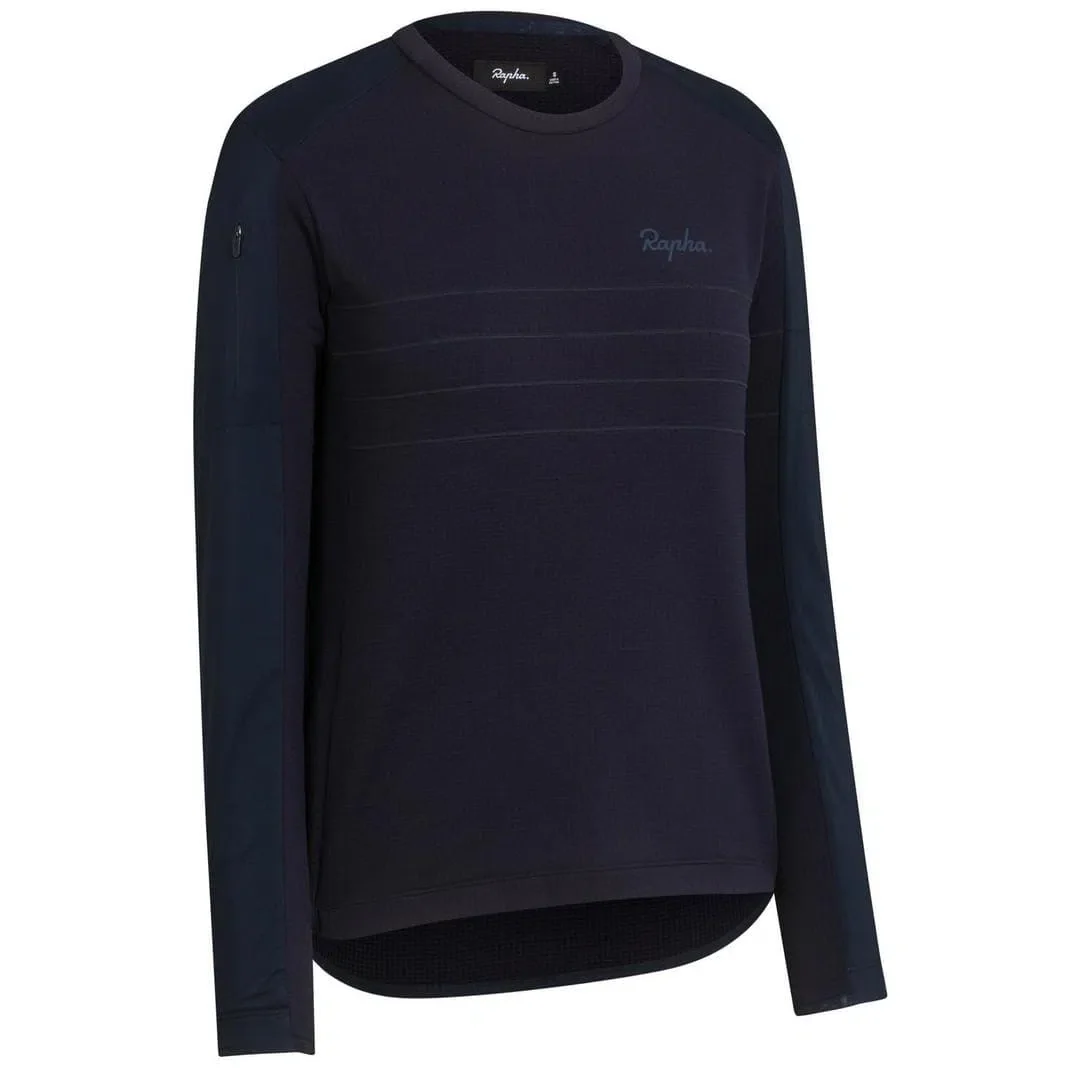 RAPHA WOMEN EXPLORE LONG SLEEVE PULLOVER - Dark Navy - Image 2