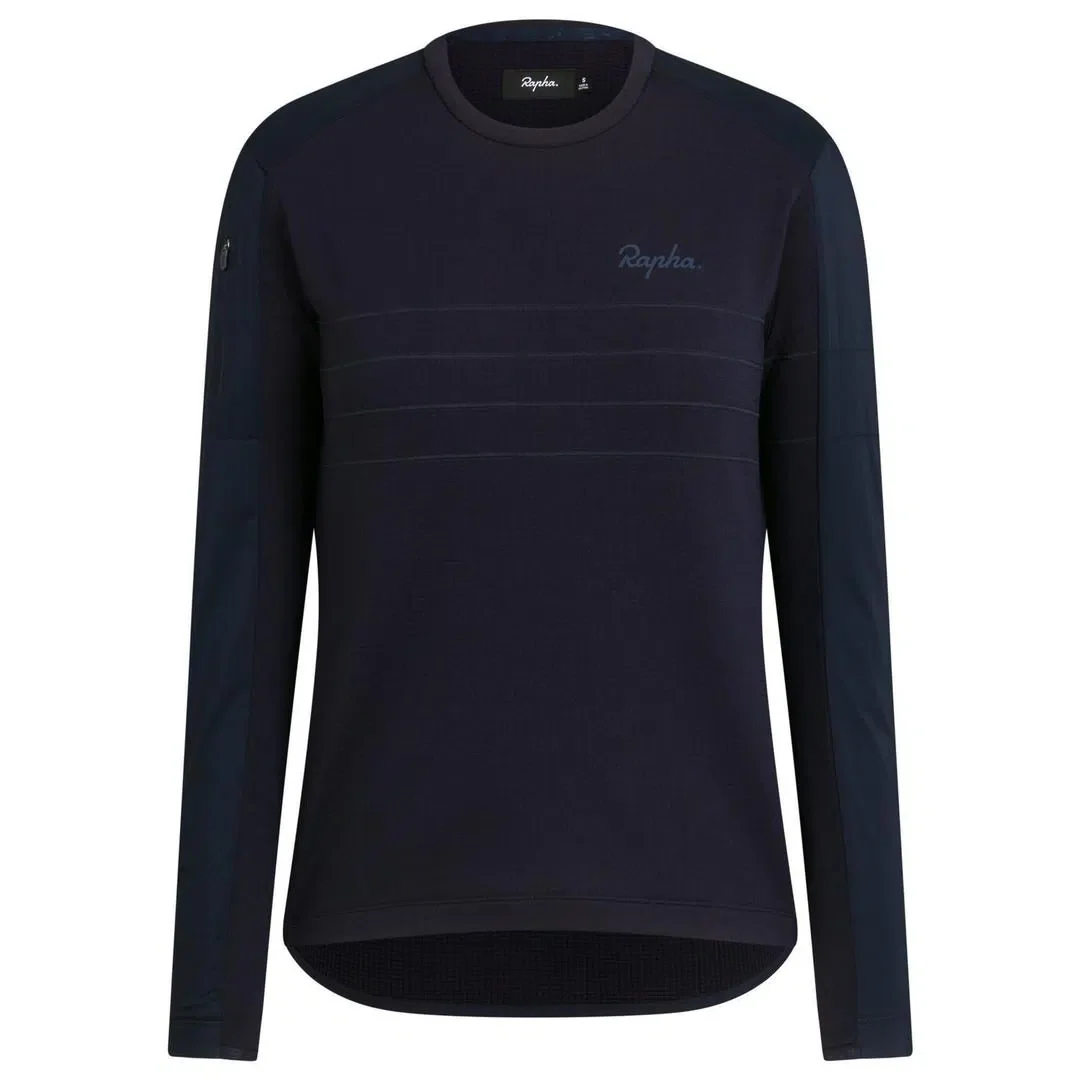RAPHA WOMEN EXPLORE LONG SLEEVE PULLOVER - Dark Navy - Image 6