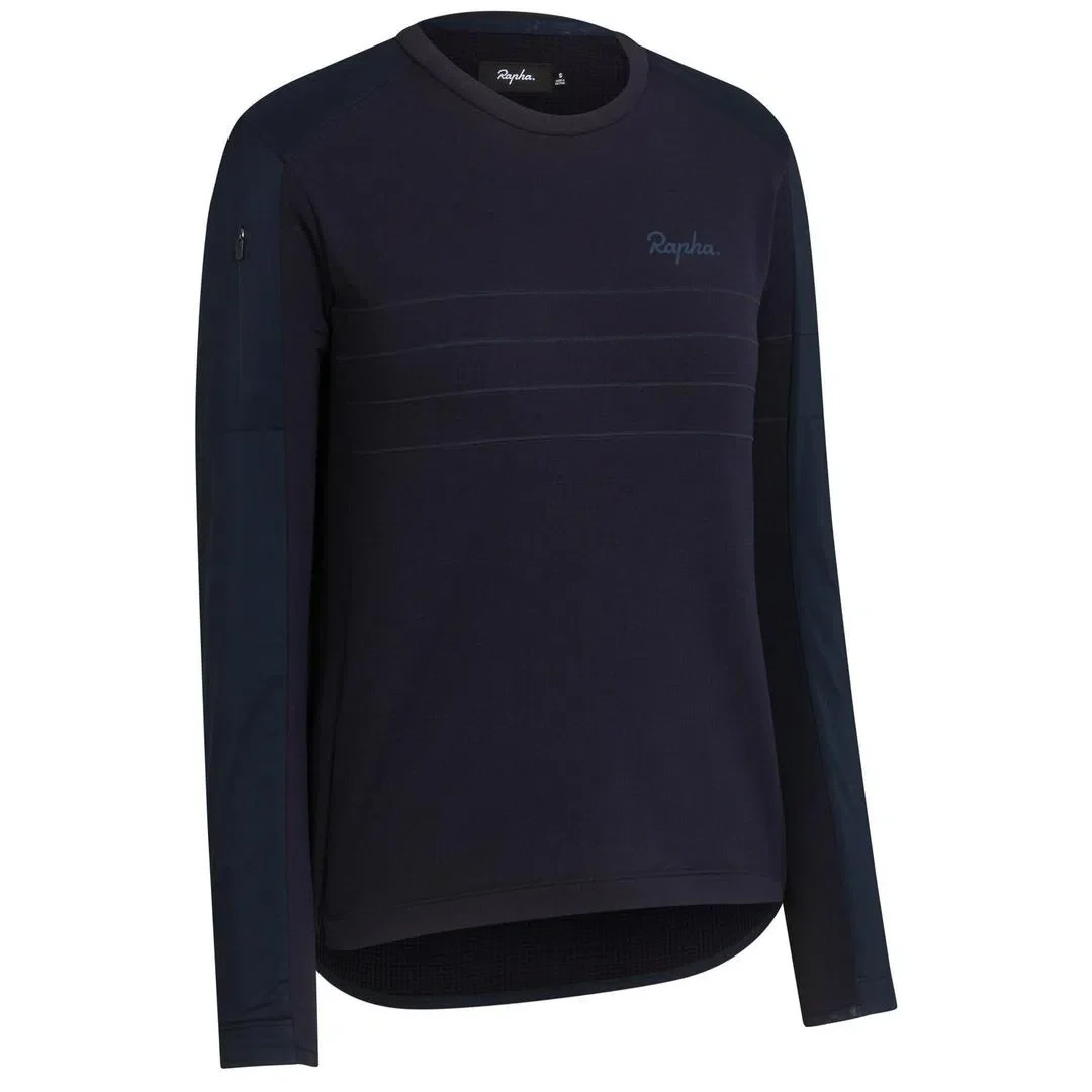 RAPHA WOMEN EXPLORE LONG SLEEVE PULLOVER - Dark Navy - Image 7