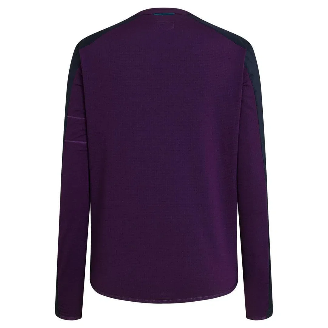 RAPHA WOMEN EXPLORE LONG SLEEVE PULLOVER - Dark Purple - Image 3