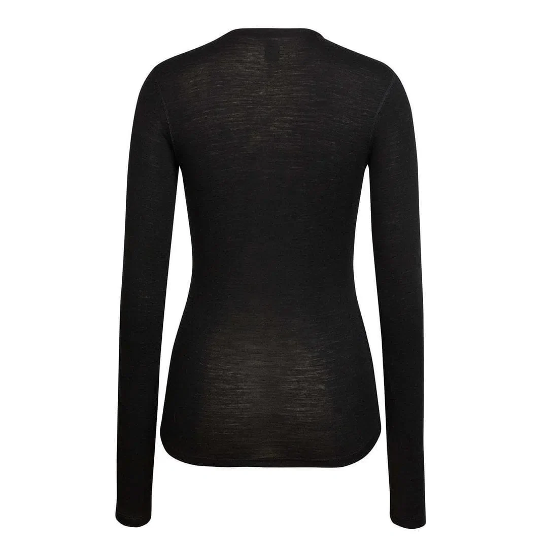 RAPHA Women Merino Base Layer Long sleeve - Black - Image 2