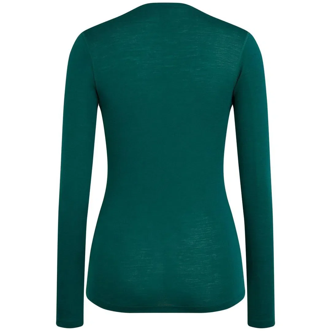 RAPHA Women Merino Base Layer Long Sleeve - Green - Image 5