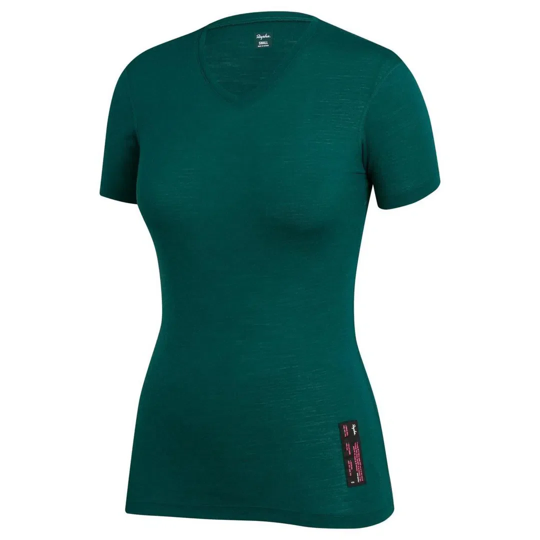 RAPHA Women Merino Base Layer short sleeve - Green - Image 6