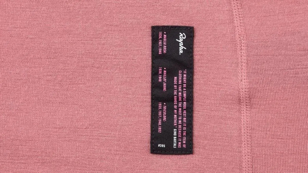 RAPHA Women Merino Base Layer short sleeve - Rose - Image 3