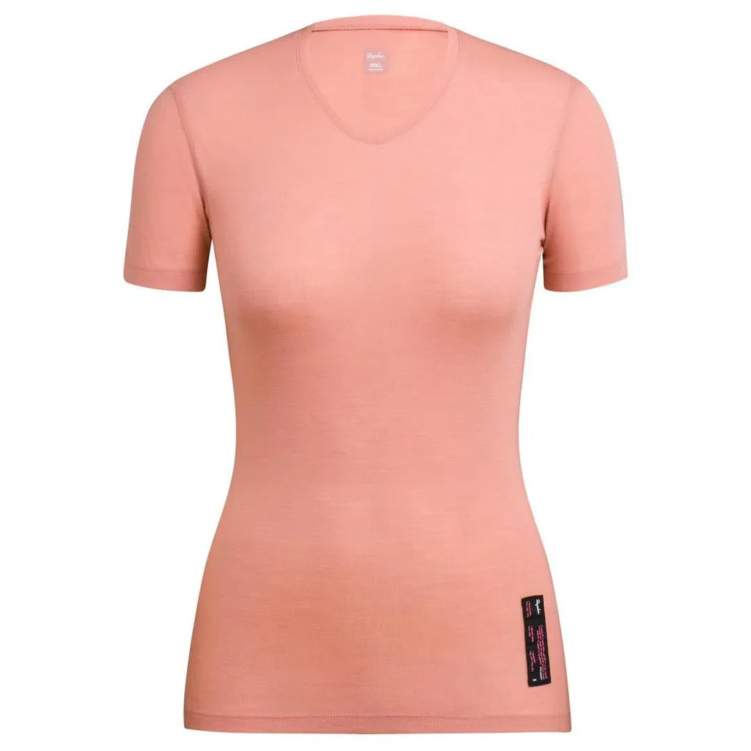 RAPHA Women Merino Base Layer short sleeve - Rose - Image 4