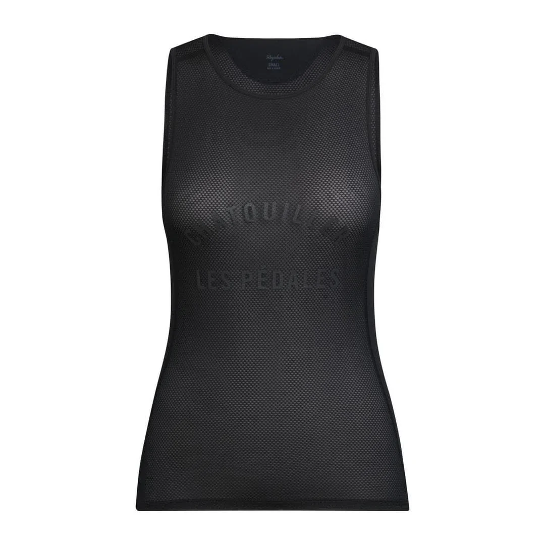 RAPHA Women Mesh Base Layer Sleeveless - Black - Image 2