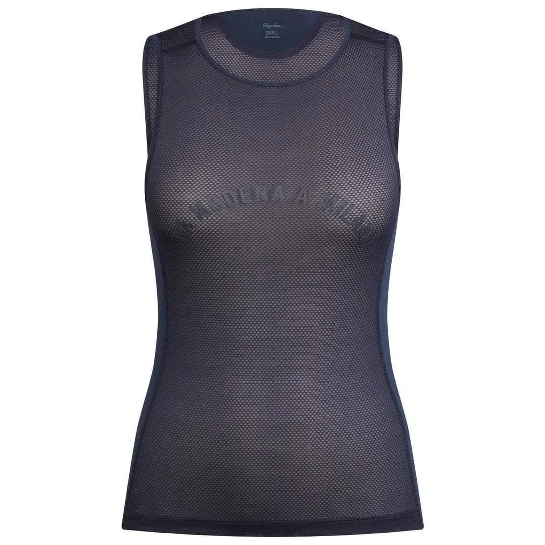RAPHA Women Mesh Base Layer Sleeveless - Dark Navy - Image 2