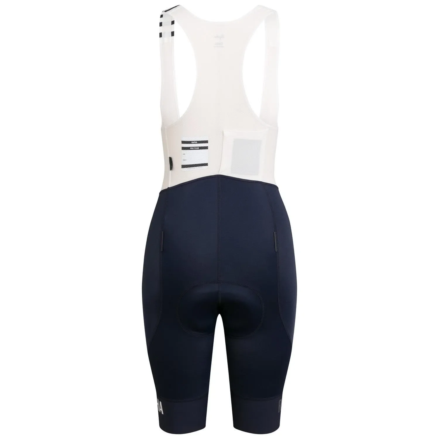 RAPHA Pro Team Women Bib Shorts Regular - Navy/White - Image 2