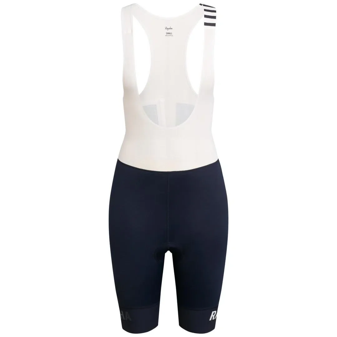 RAPHA Pro Team Women Bib Shorts Regular - Navy/White - Image 7