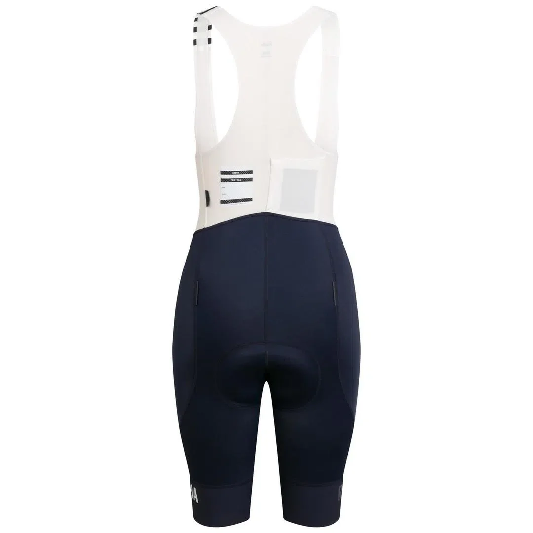 RAPHA Pro Team Women Bib Shorts Regular - Navy/White - Image 8