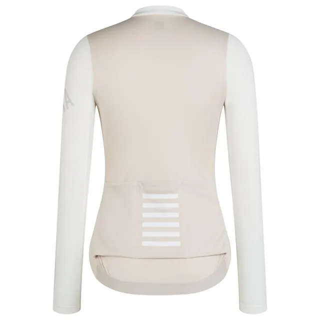 RAPHA Women Pro Team Long Sleeve Lightweight Jersey - WAS White/Silver - Image 2