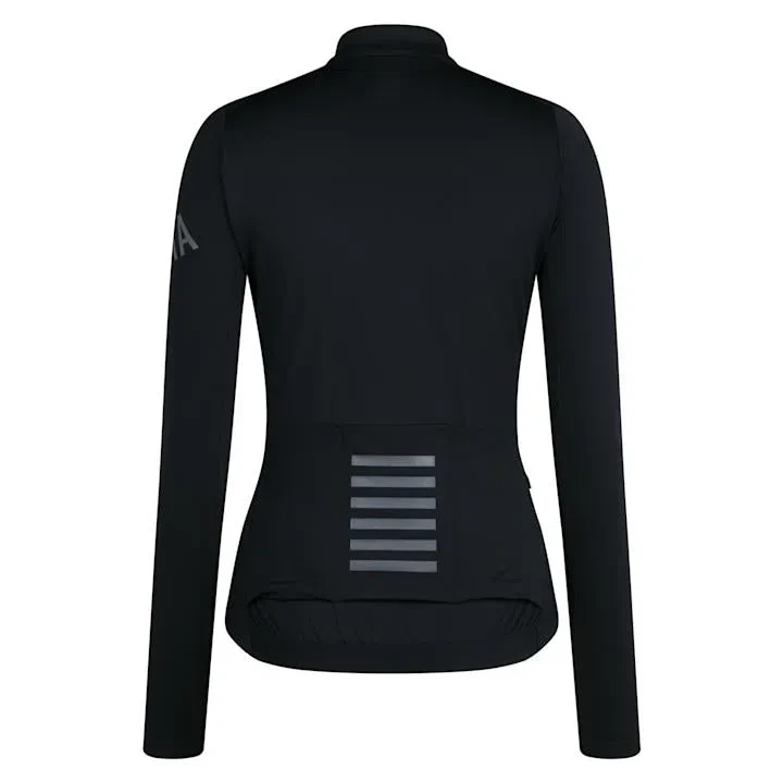 RAPHA Women Pro Team Long Sleeve Midweight Jersey - AGR Black/Grey - Image 2