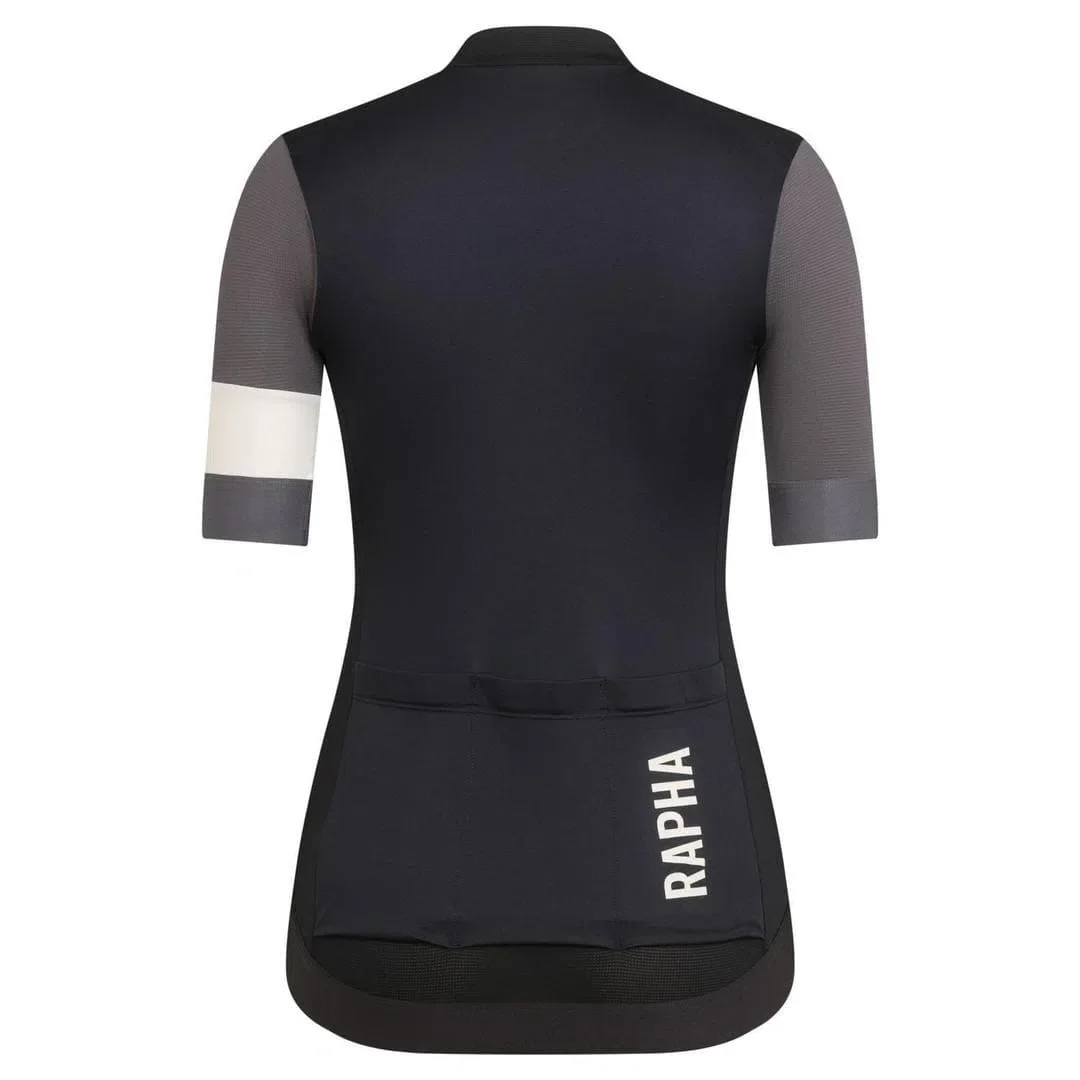 RAPHA Pro Team Training Women Jersey - BCB Black/Carbon Grey - Image 2