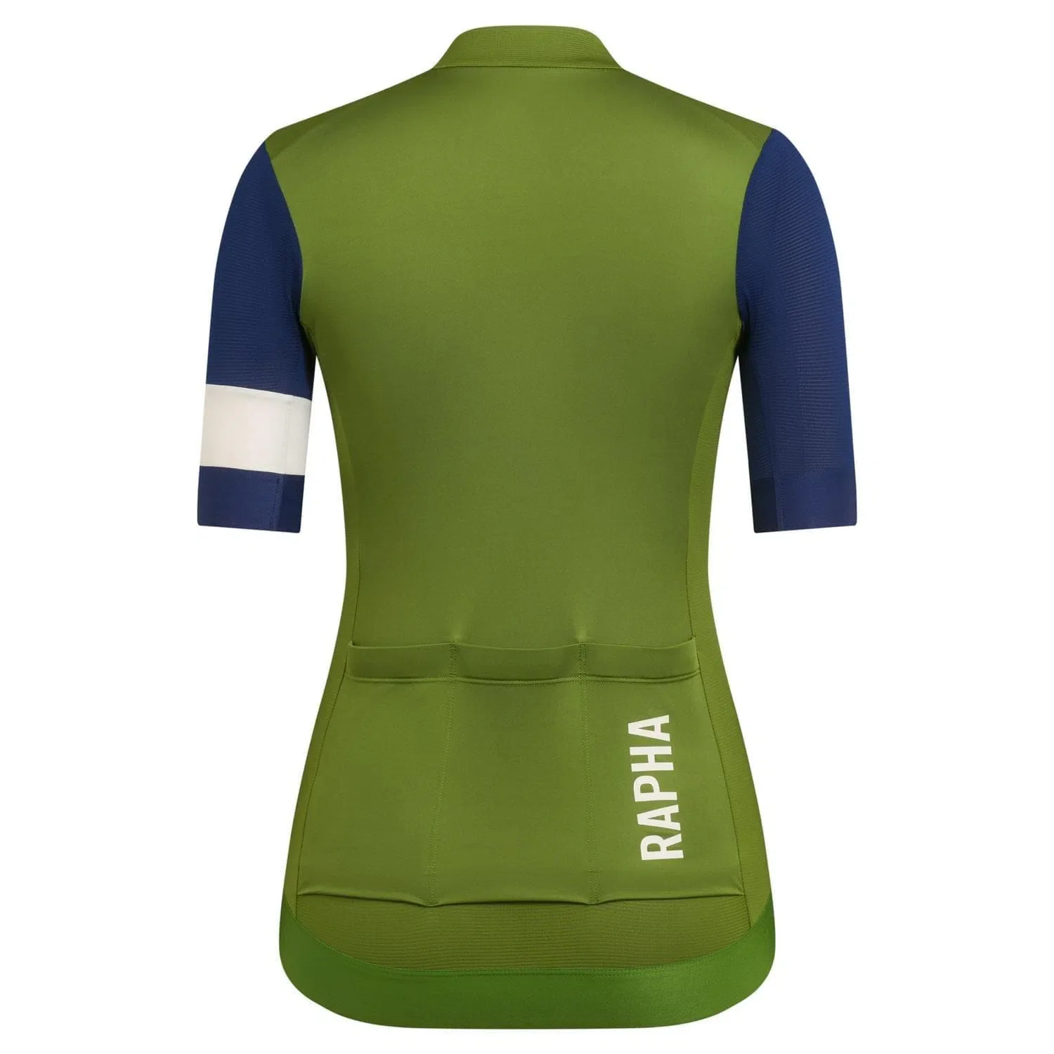 RAPHA Pro Team Training Women Jersey - TLM Green/Navy - Image 2