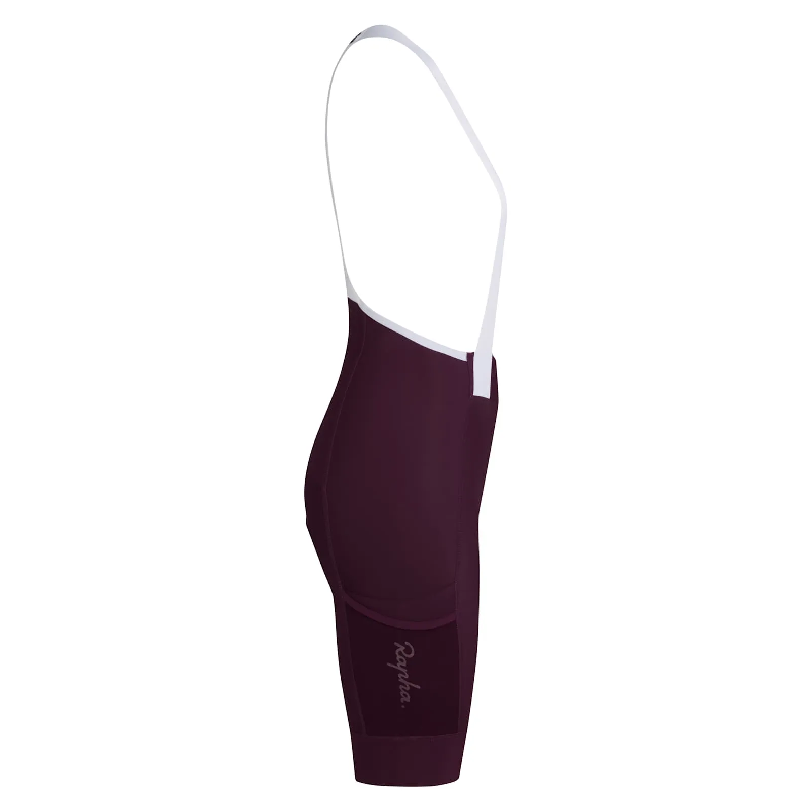 RAPHA Brevet Element Cargo Women Bib Shorts - PWT Plum/White - Image 4