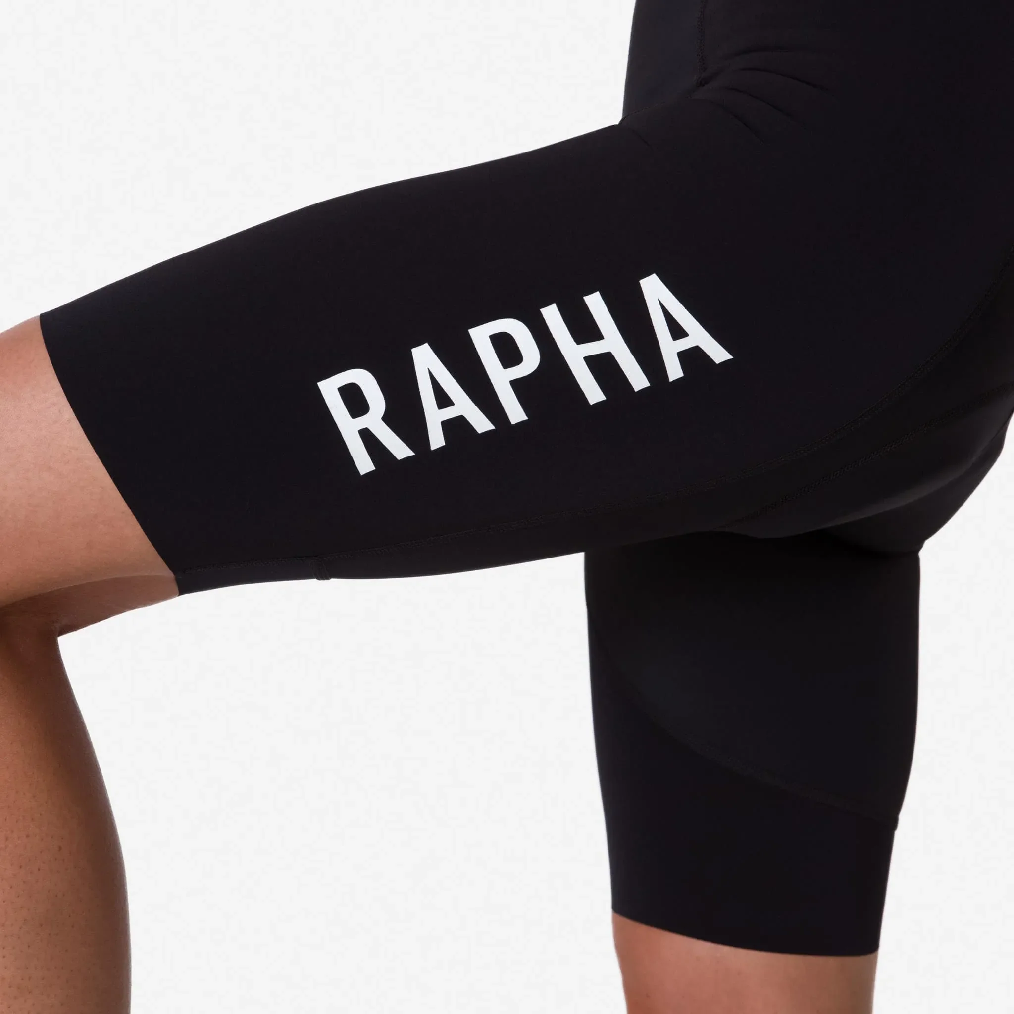 RAPHA Women's Pro Team Bib Shorts Long - BLW Black/White - Image 3