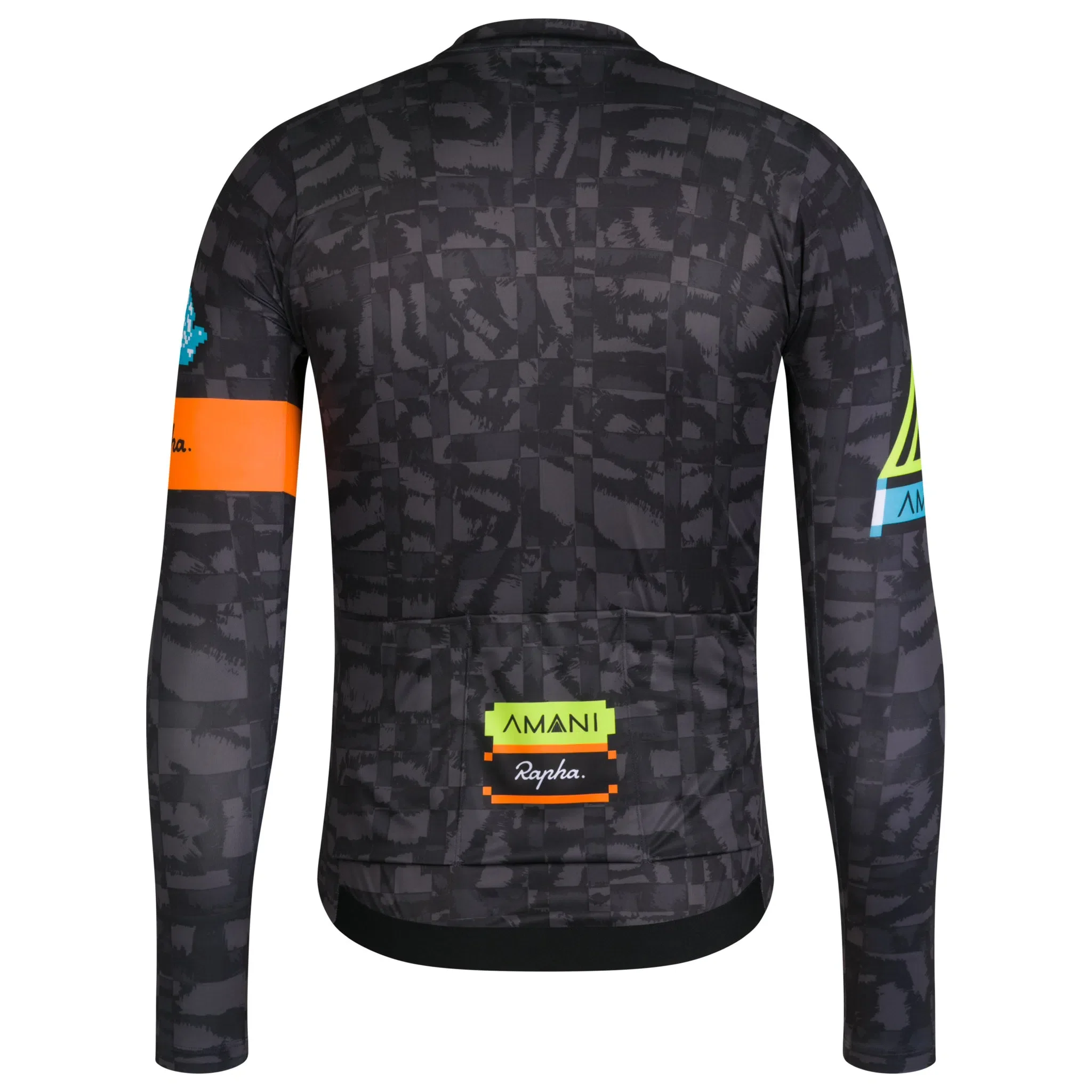 RAPHA X AMANI Pro Team Long Sleeve Lightweight Jersey - Multicolour - Image 2
