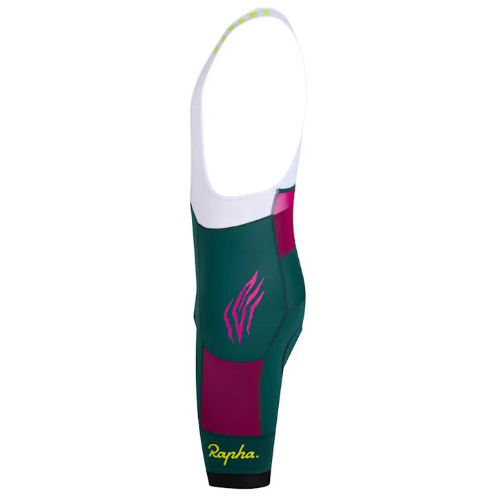 RAPHA X AMANI Pro Team Training Cargo Bib Shorts - SMO/Teal - Image 2