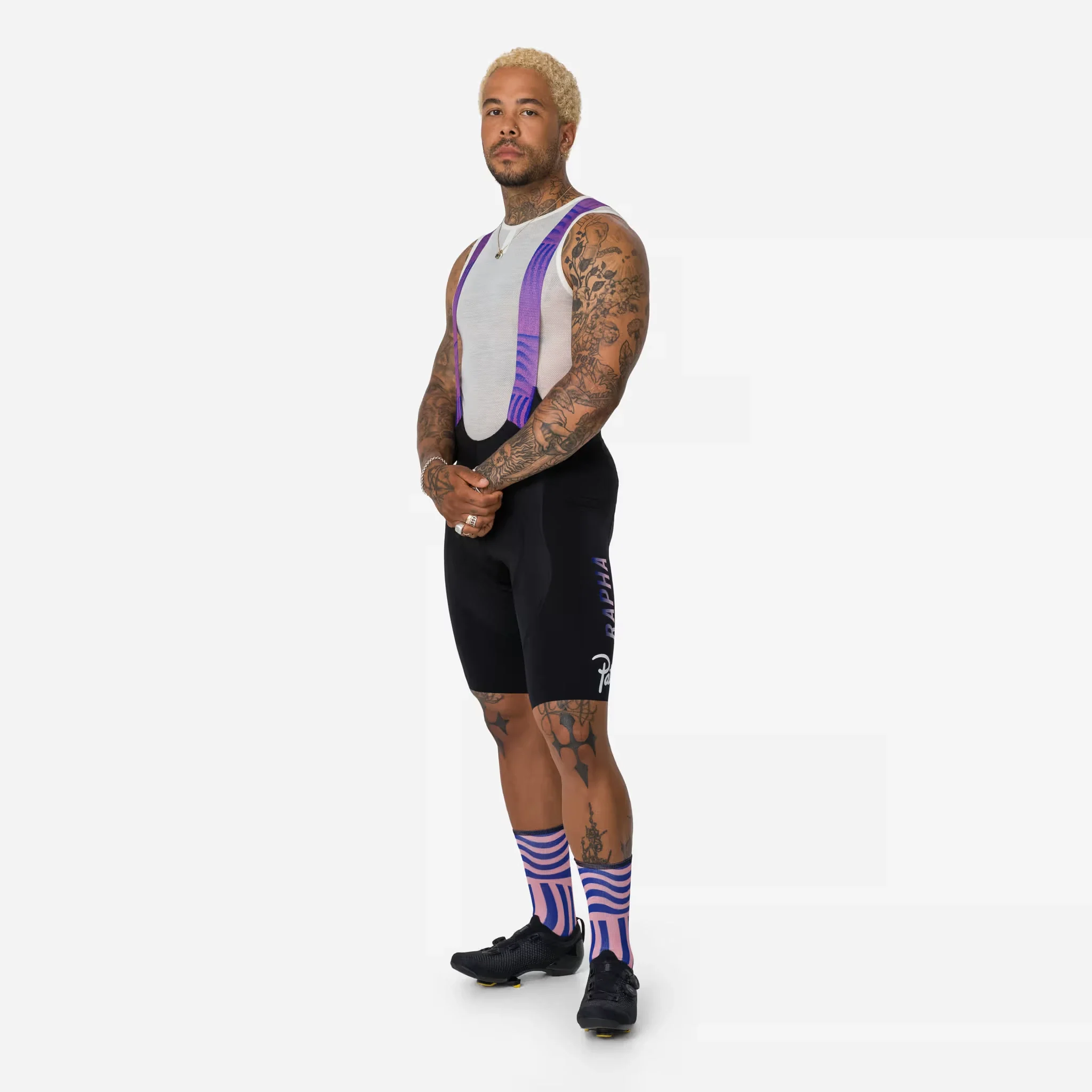 RAPHA X PATTA Pro Team Bib Shorts - MOL Multicolour - Image 4