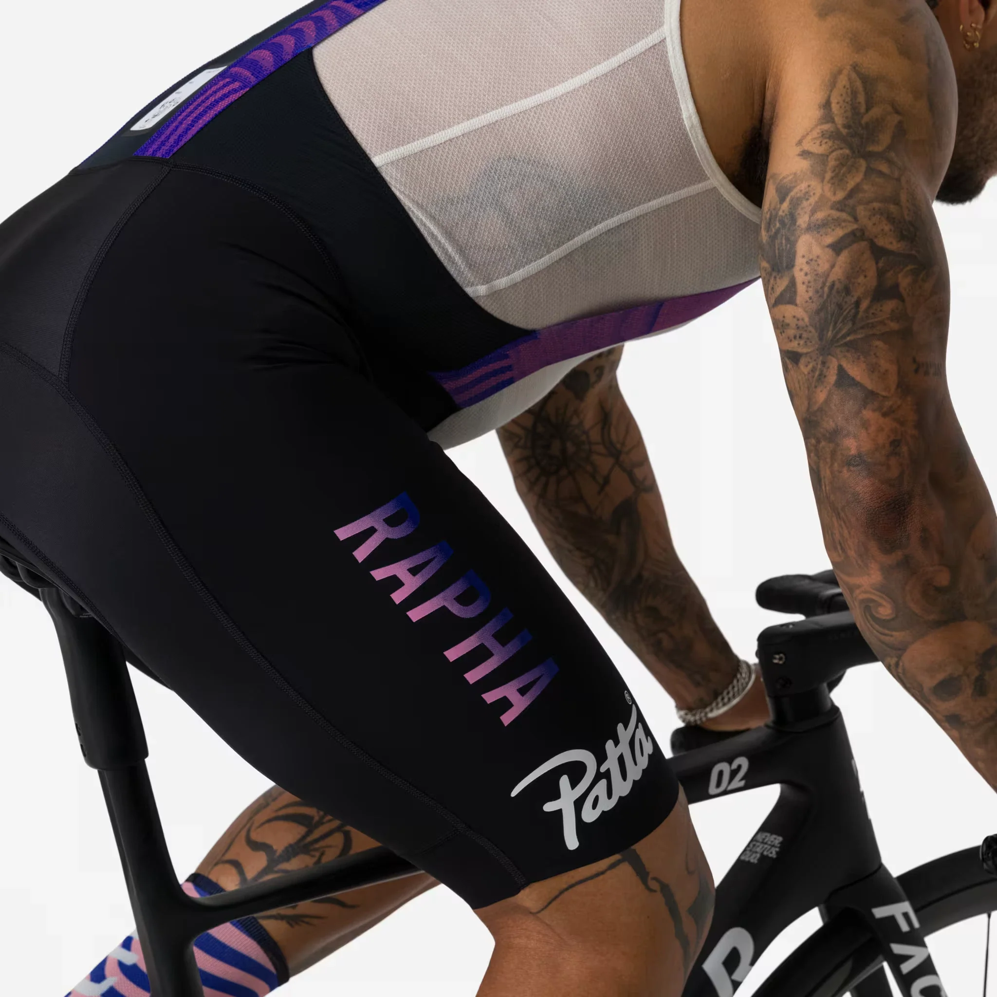 RAPHA X PATTA Pro Team Bib Shorts - MOL Multicolour - Image 7