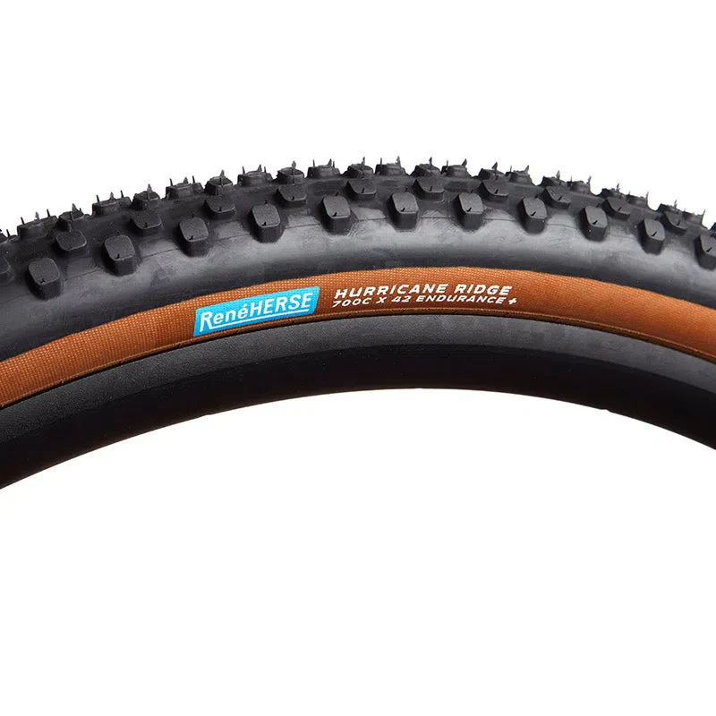RENE HERSE Gravel Tyre Hurricane Ridge TC Endurance Plus - Dark Tan - Image 4