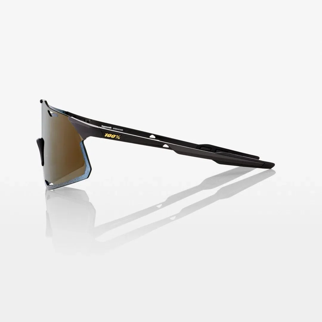 RIDE 100% Eyewear Hypercraft - Matte Black Soft Gold Mirror Lens - Image 3