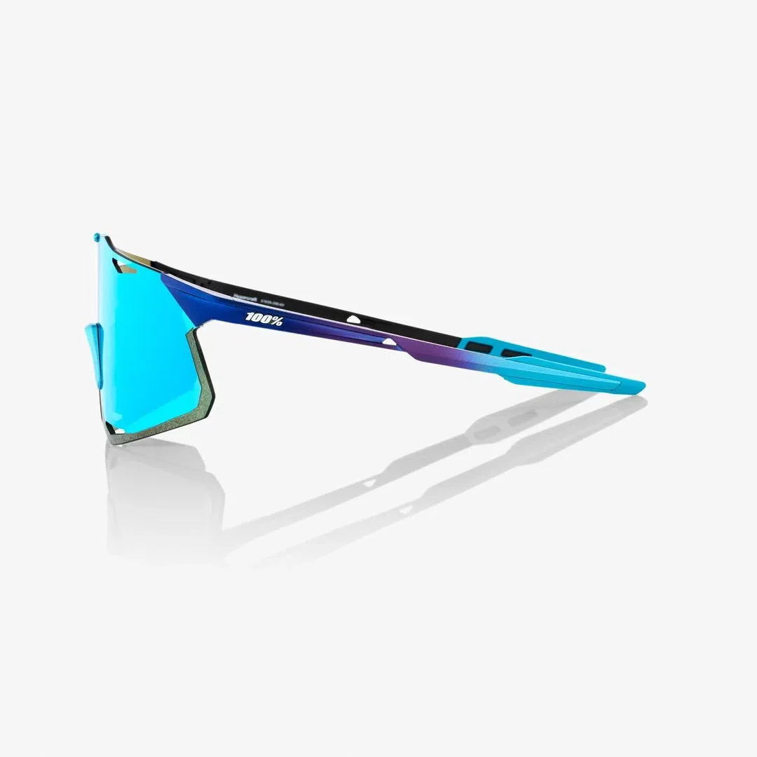 RIDE 100% Eyewear Hypercraft - Matte Metallic Into the Fade/Blue Topaz Multilayer Mirror Lens - Image 6