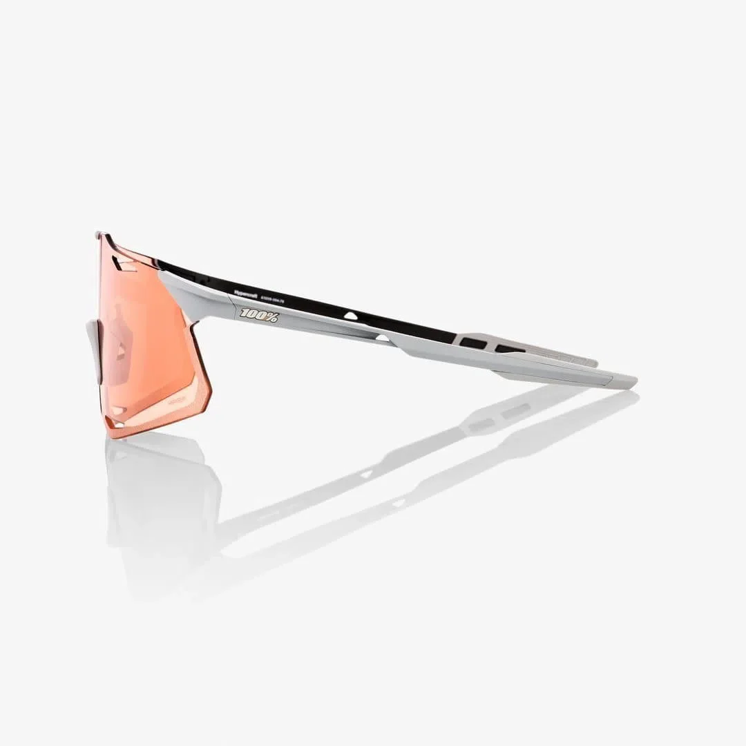 RIDE 100% Eyewear Hypercraft  - MATTE STONE GREY HIPER CORAL LENS - Image 2