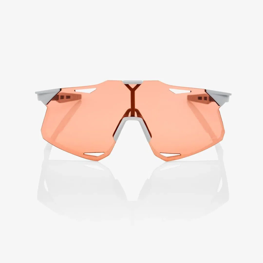 RIDE 100% Eyewear Hypercraft  - MATTE STONE GREY HIPER CORAL LENS - Image 3