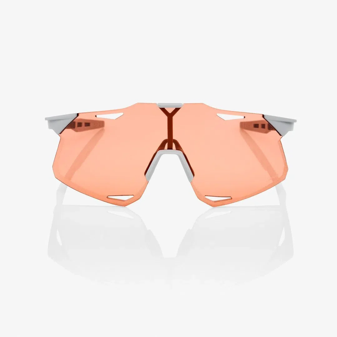 RIDE 100% Eyewear Hypercraft  - MATTE STONE GREY HIPER CORAL LENS - Image 5