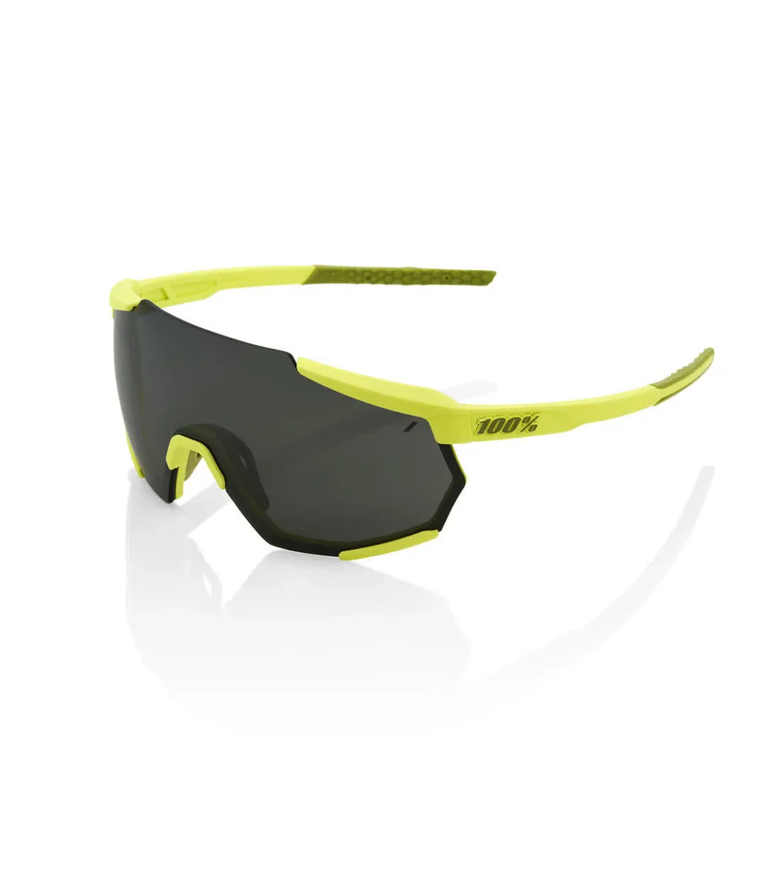 RIDE 100% Eyewear Racetrap Soft Tact - Banana Black Mirror Lens - Image 3