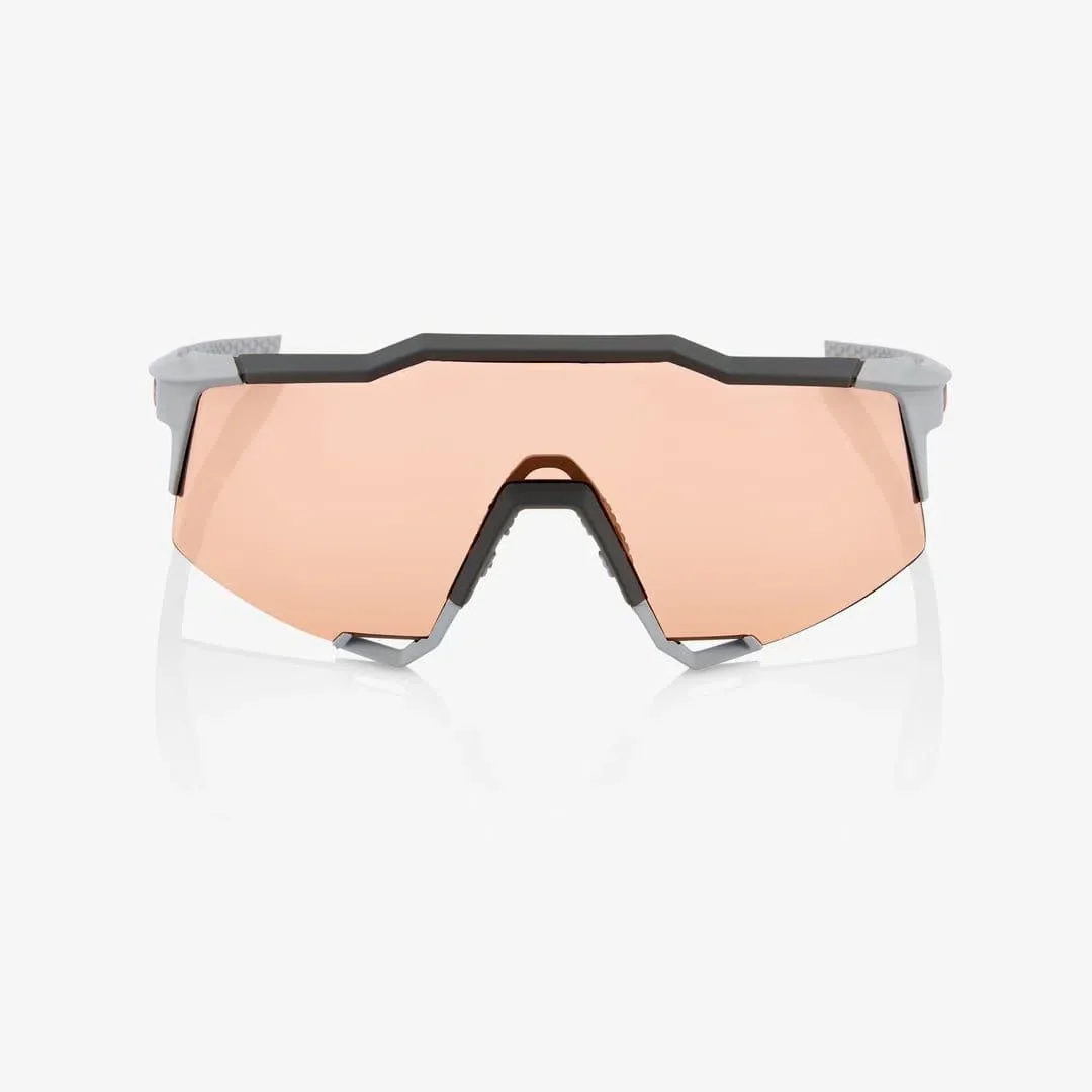 RIDE 100% Eyewear S3 - Soft Tact Stone Grey Hiper Coral Lens - Image 2