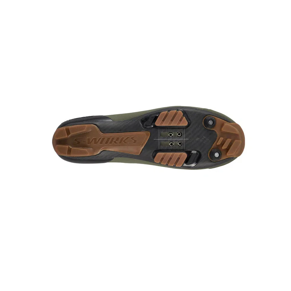 SPECIALIZED Sworks Recon Lace Gravel MTB Cycling Shoes - Oak Green - Image 4