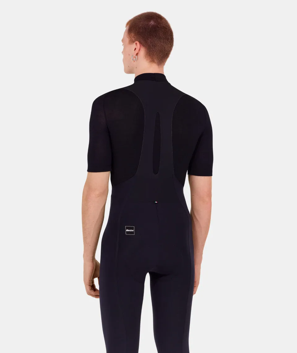 SANITNI Merino Short Sleeve Merino Base Layer - Black - Image 5