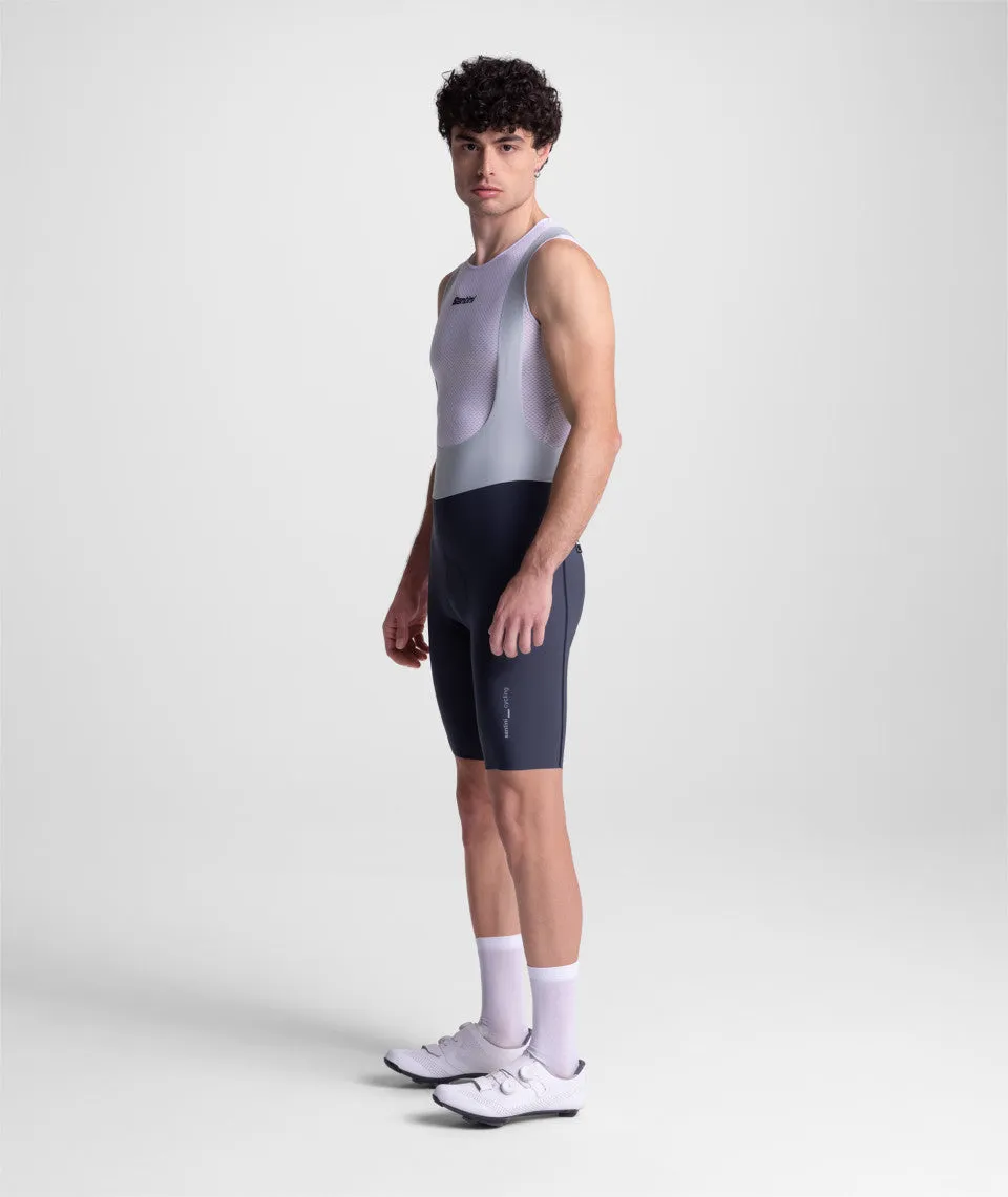 SANTINI Aero Race Bib Shorts - Asfalto Grey - Image 3